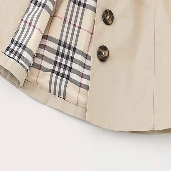 SOLD! NWT Toddler Girl Trench Fashion Coat - Picture 4 of 10